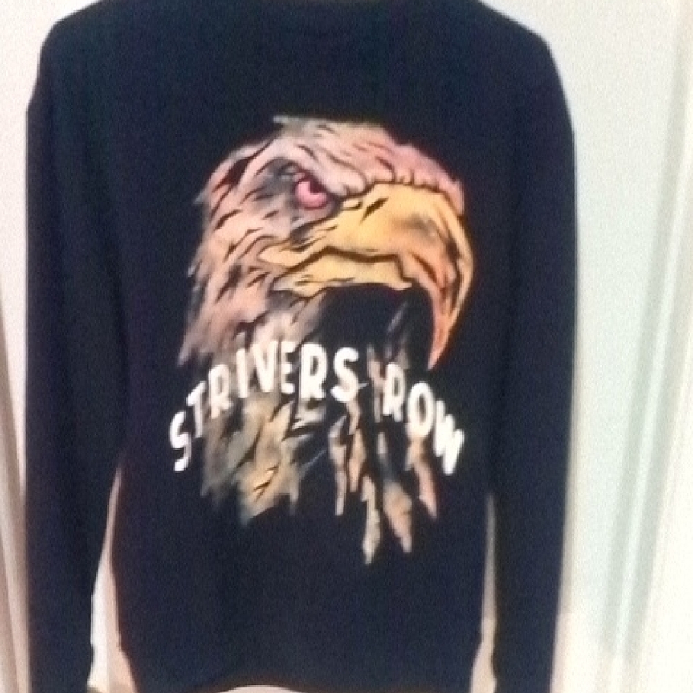 Black Eagle Design Crewneck Sweater